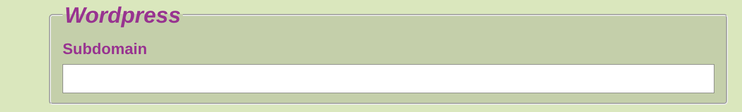 Word Press Settings